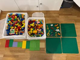 Grosse LEGO Duplo Sammlung mit vielen Steinen und Platten