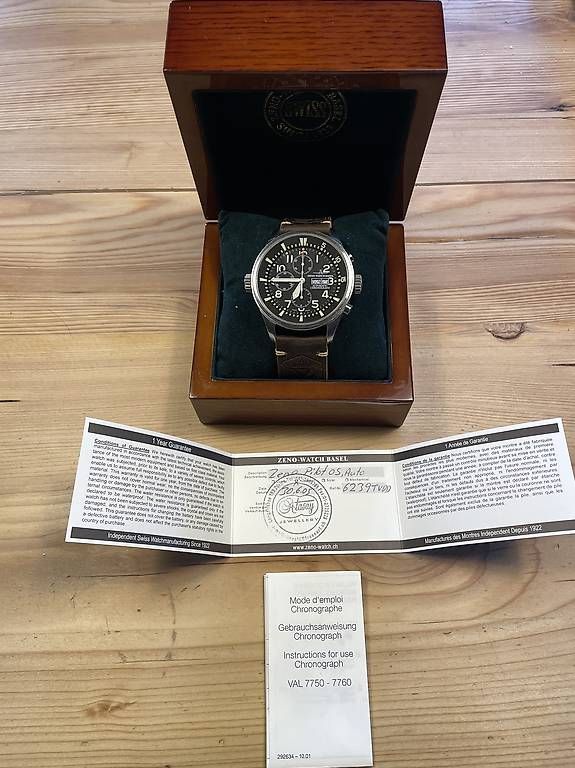 Uhren: Zeno Watch Basel / Fellow Oversized Chronograph Day-Date – Gebraucht aus Höfen b. Thun von Pritt1 3