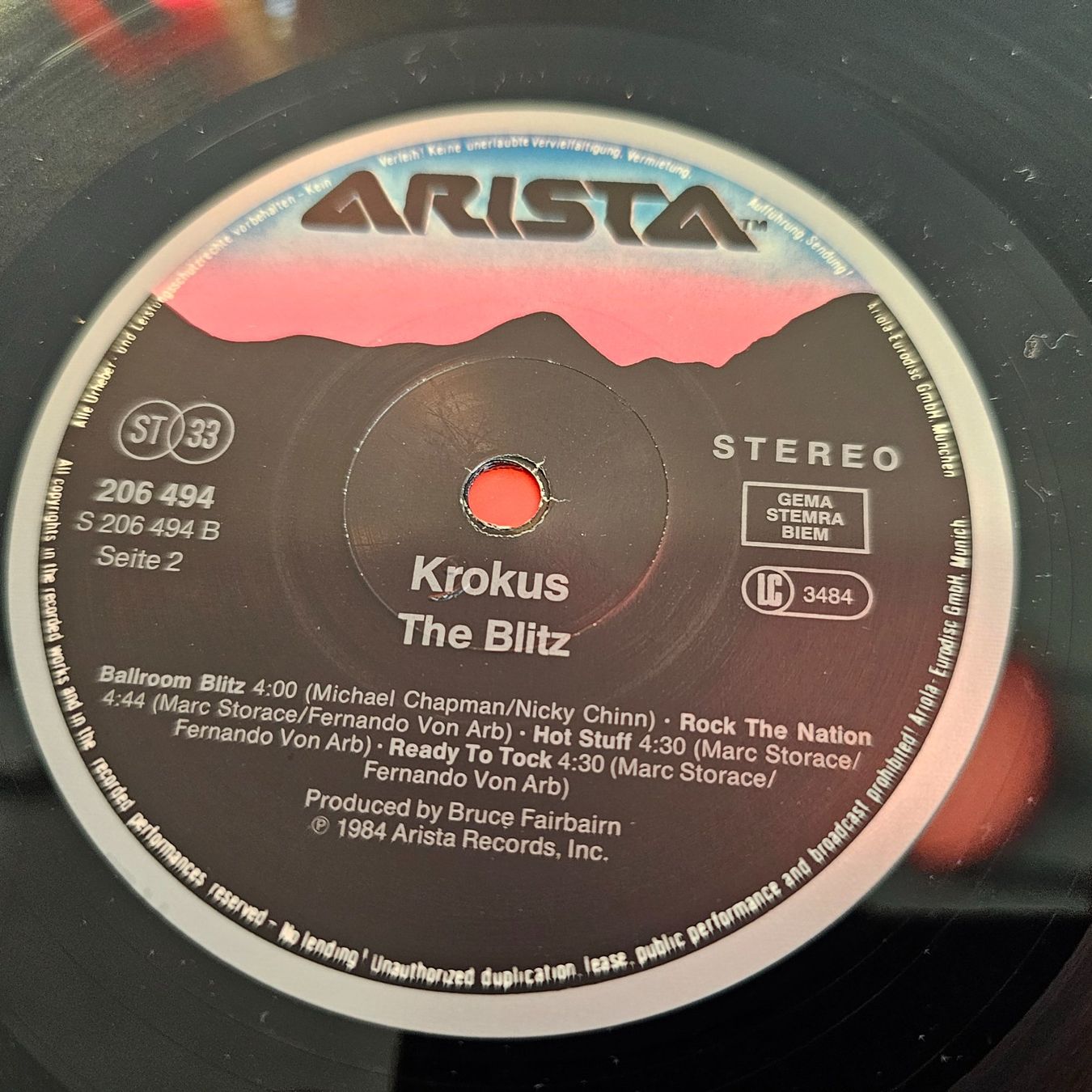 Dischi in vinile: LP Vinyl Krokus: The Blitz; Rock,  1984 – Usato da Nottwil venduto da Wondewa-Shop 5