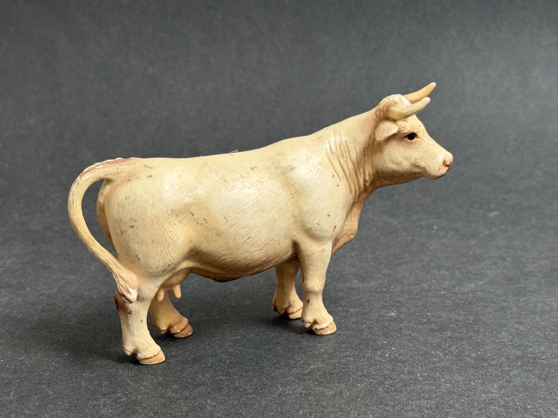 Schleich Statuette: Schleich 13610 Charolais Kuh – Usato da Ennetbaden venduto da mapa05