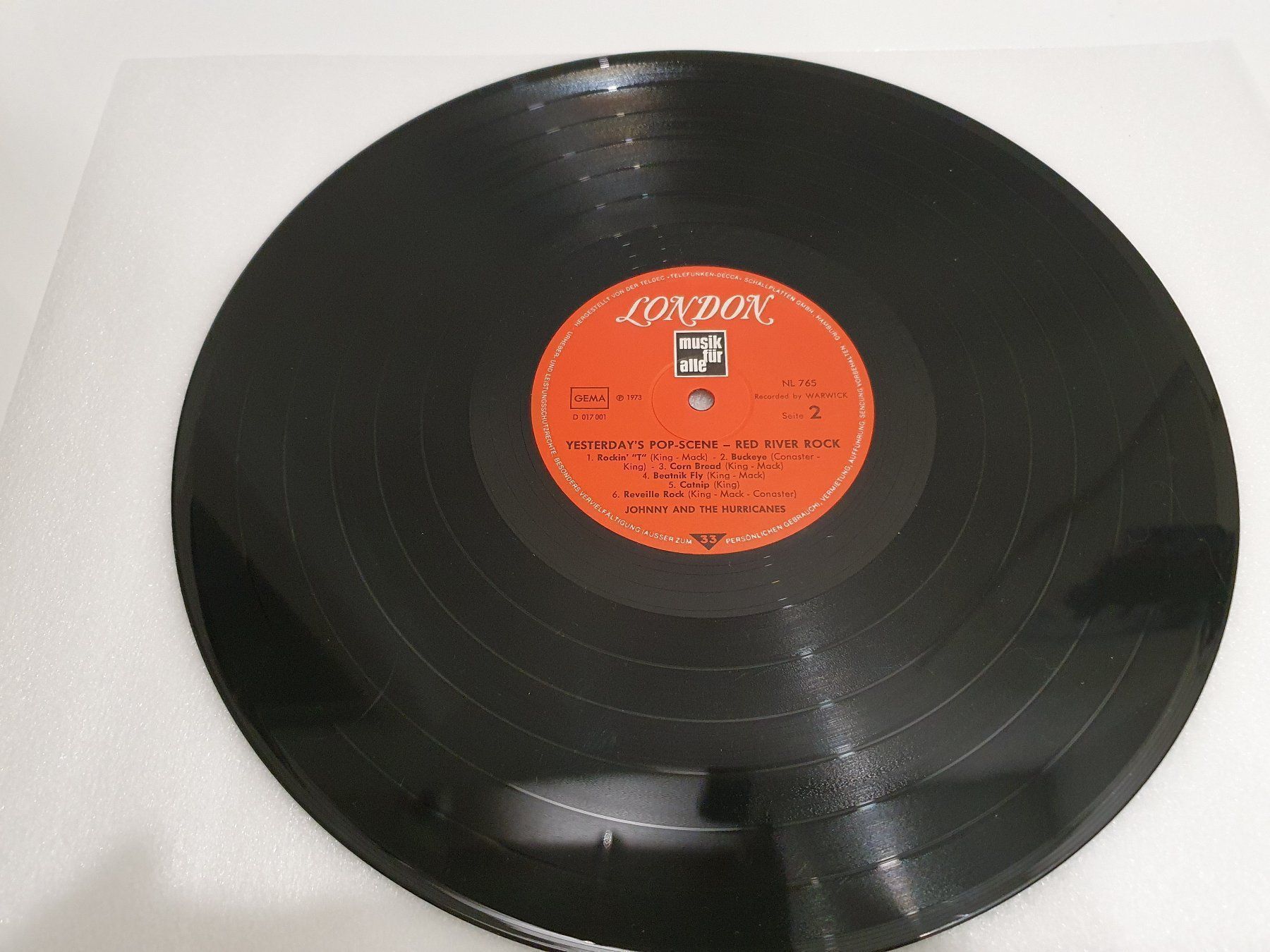 Dischi in vinile: Johnny And The Hurricanes - Red River Rock – Usato da Uster venduto da Vinyl-Leidenschaft 4