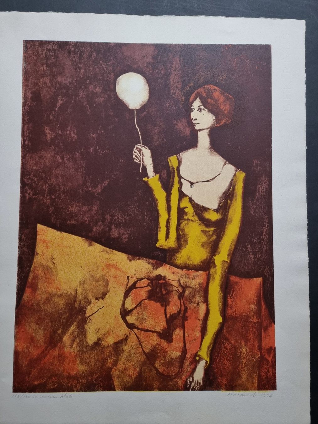 Grafica & Litografie: MICHELE MAINOLI LITHOGRAPHIE SIGNIERT NUMMERIERT – Usato da Gersau venduto da grafik-kunst 1