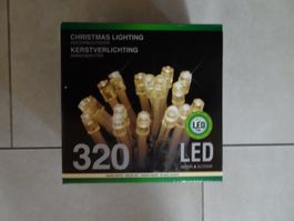 NEUE Led Lichter-Kette warm weiss 3m20 Outd. & Ind. - 241205