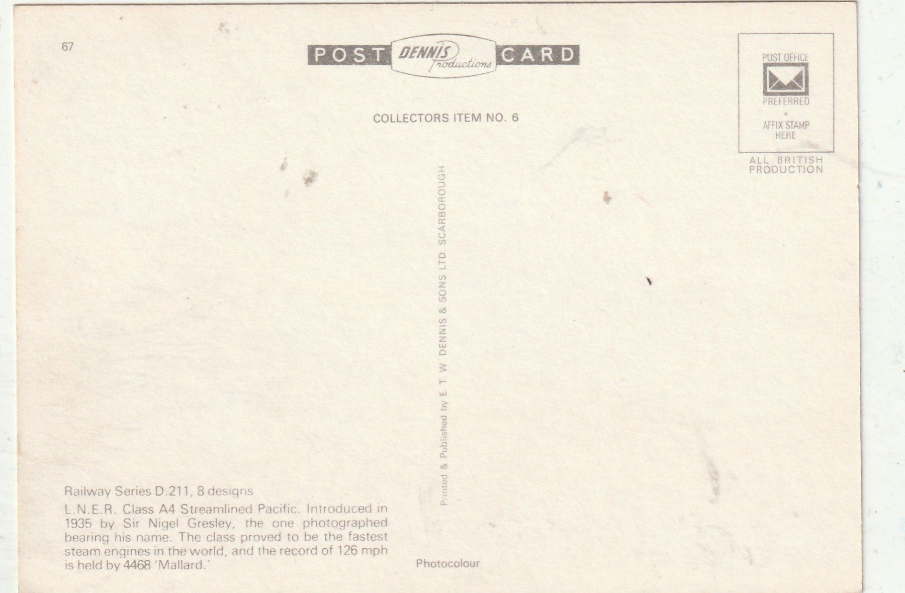 Cartoline postali: Serie Bahn  D. 211 – Usato da Lumbrein venduto da made02 1
