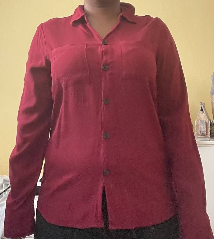 Blusen: Camicia donna maniche lunghe – Gebraucht aus Locarno von bozzolipayel