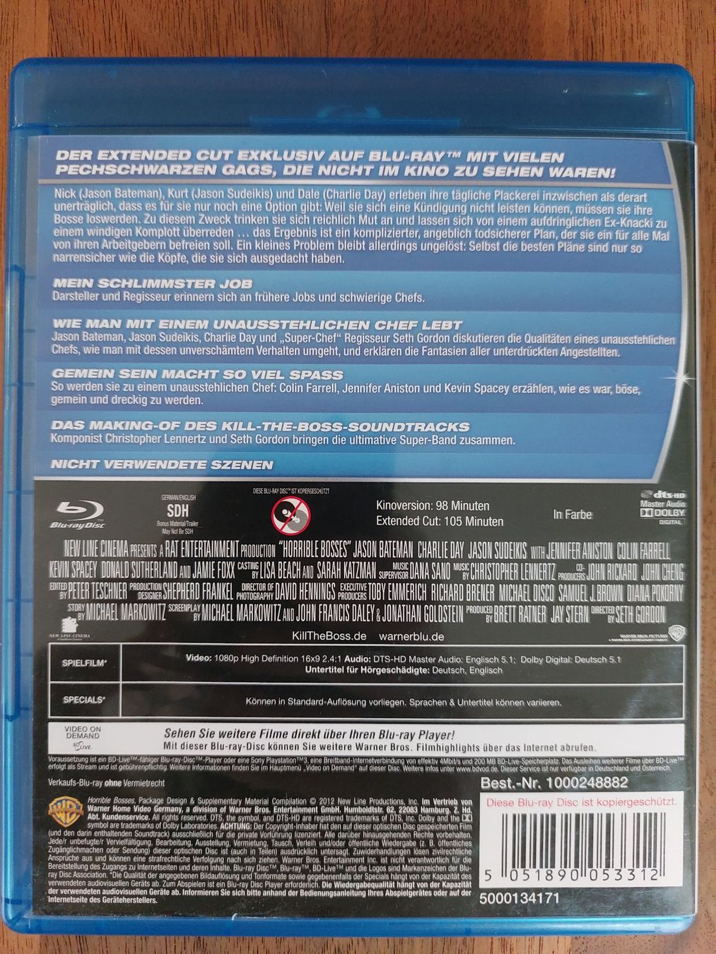 Tutti i DVDs: Blu Ray - Kill The Boss – Usato da Rheinfelden venduto da FilmAuktion 1