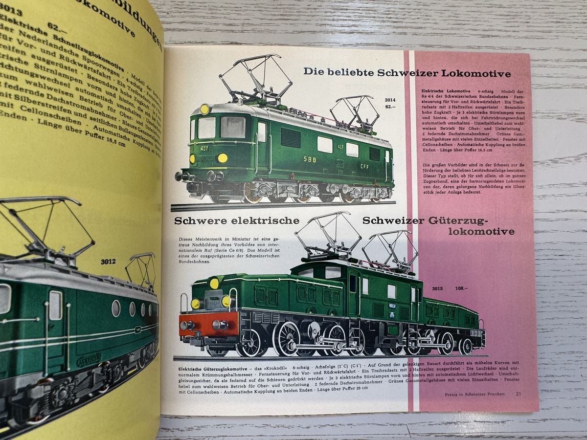 Märklin Modellini di ferrovie: Märklin Katalog 1963/64 D sfrs – Usato da Lupsingen venduto da New-Haven 2