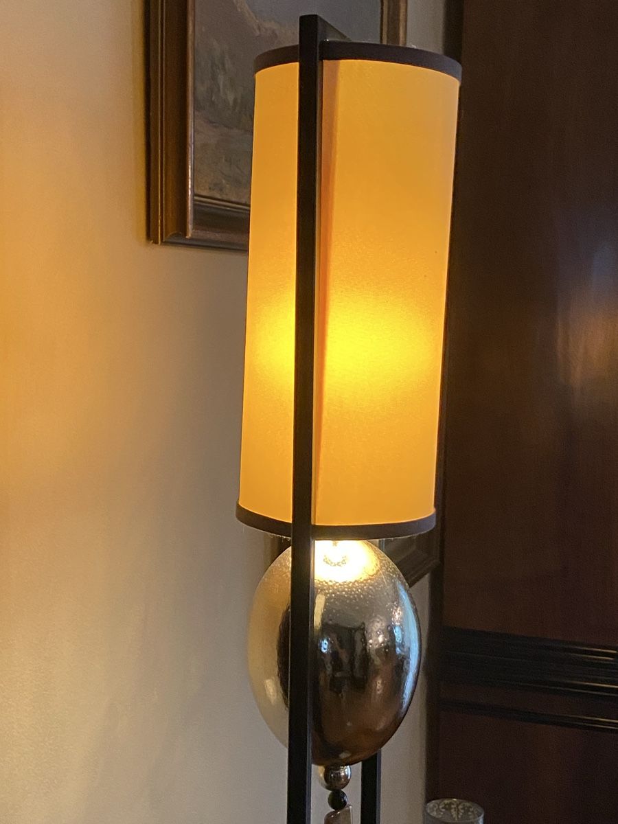 Lampen: lampada con sfera metallizzata e nappa – Gebraucht aus Ascona von her_7yh6 1