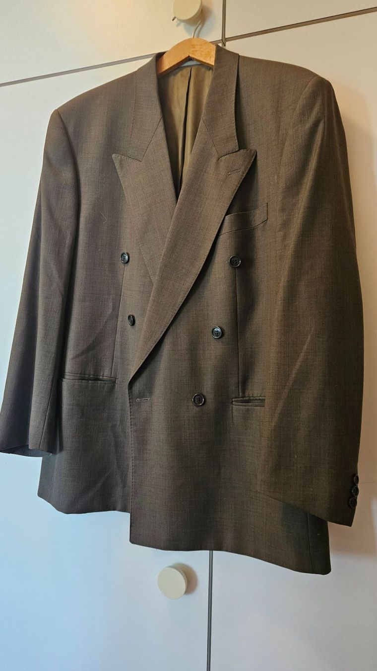 Giacche: Blazer in lana marrone tg.54 – Usato da Melano venduto da H-Sara