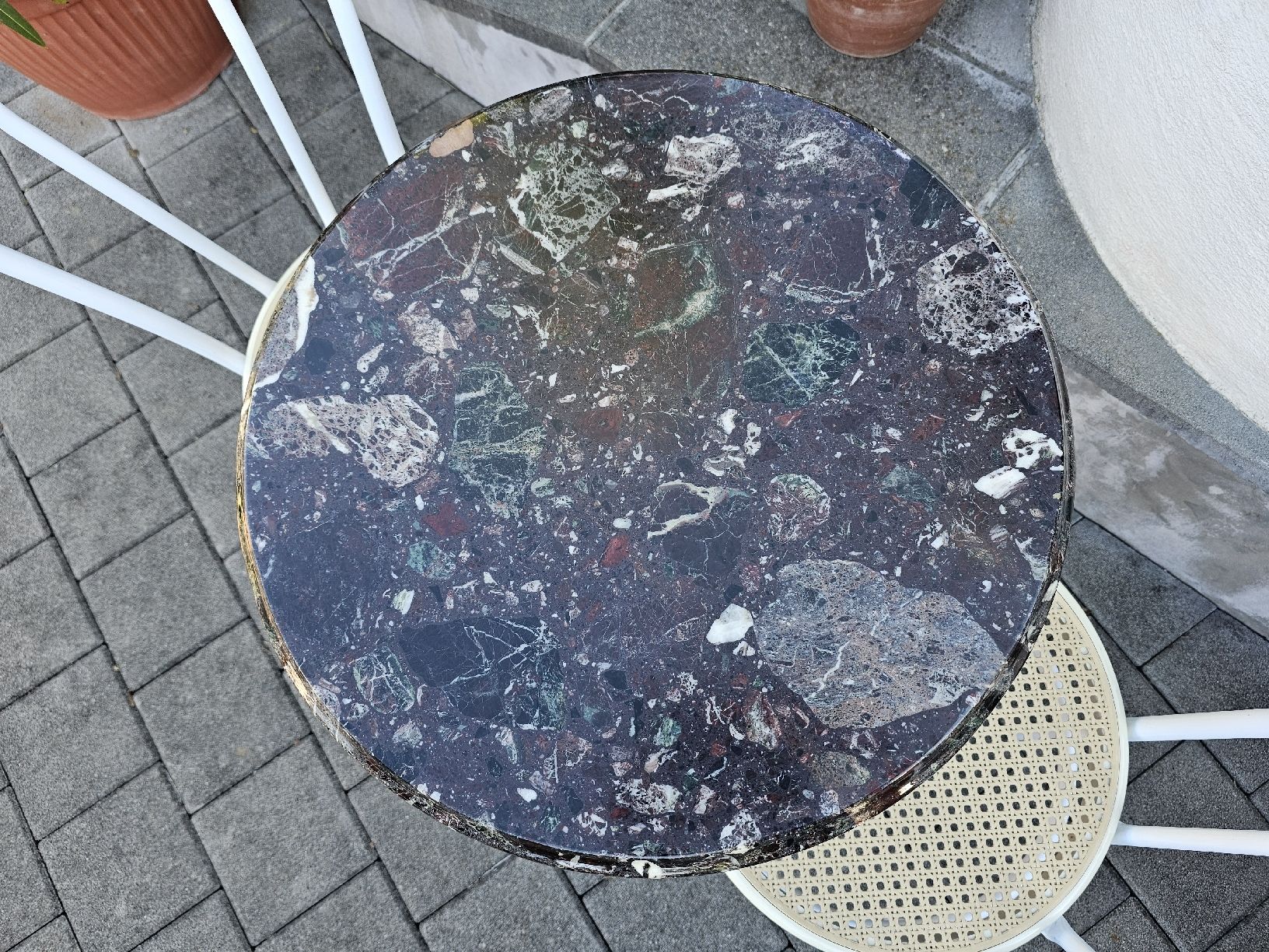 Tavoli: Bistrotisch Marmortisch 2 Stühle – Usato da Villnachern venduto da hasta08 7