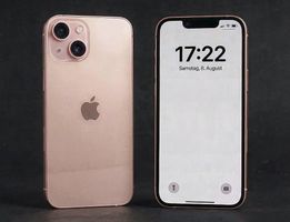 iPhone 13 Mini · 128 GB · Rosé · Apple Original-Akku · Top
