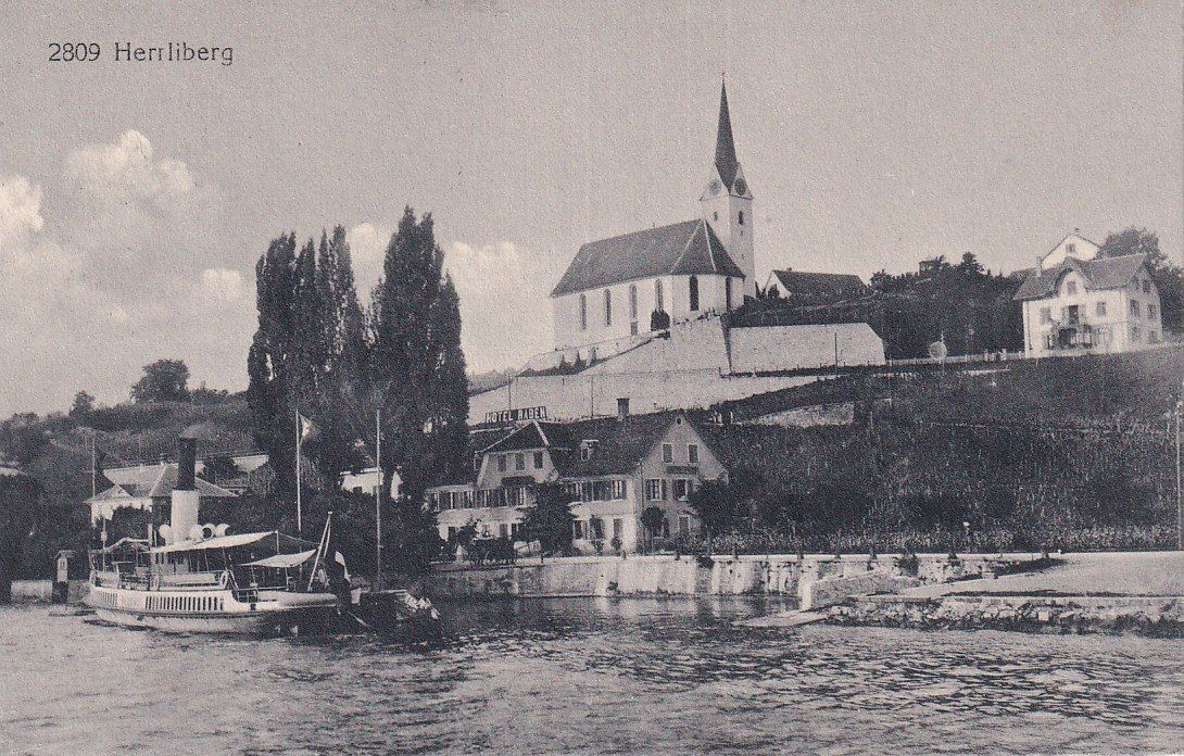 Cartoline postali: Herrliberg  ZH         um 1914 – Usato da Brig venduto da Valcards54