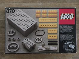 LEGO 870-4.5V Motor Ergänzungsset-LEERSCHACHTEL inkl.Inlay