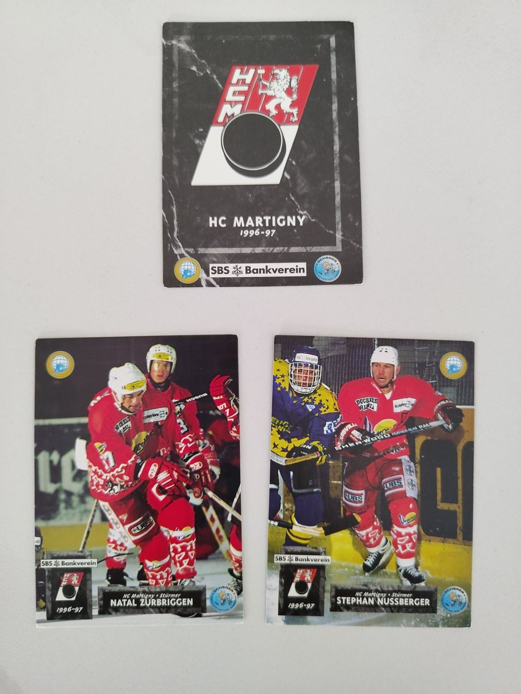 Carte collezionabili: Divers cartes SC Martigny 96-97 – Usato da Plagne venduto da gigi204