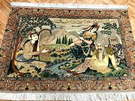 Bildteppich Persische Teppich-Täbriz 150x100 cm Top zustand