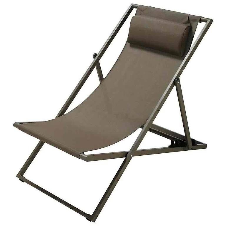 Sedie a sdraio: Chaise longue, chilienne pliante en acier,  – Usato da Mont-sur-Lausanne venduto da jojoaja 1