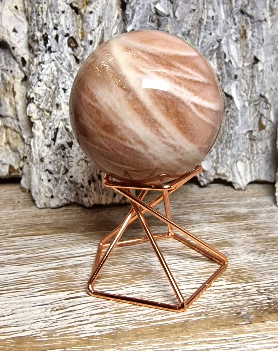 Minerali & Pietre curative: Sonnensteinkugel 54mm 210g – Nuovo (secondo la descrizione) da Matzingen venduto da Shay_Crystalz 1