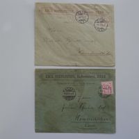 1890+91: 2 Firmenbriefe BERN - HOMBRECHTIKON +Briefkopf