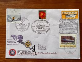 Sonderbrief Deutschland Eisenbahn Zugspitze 2005 (R241)