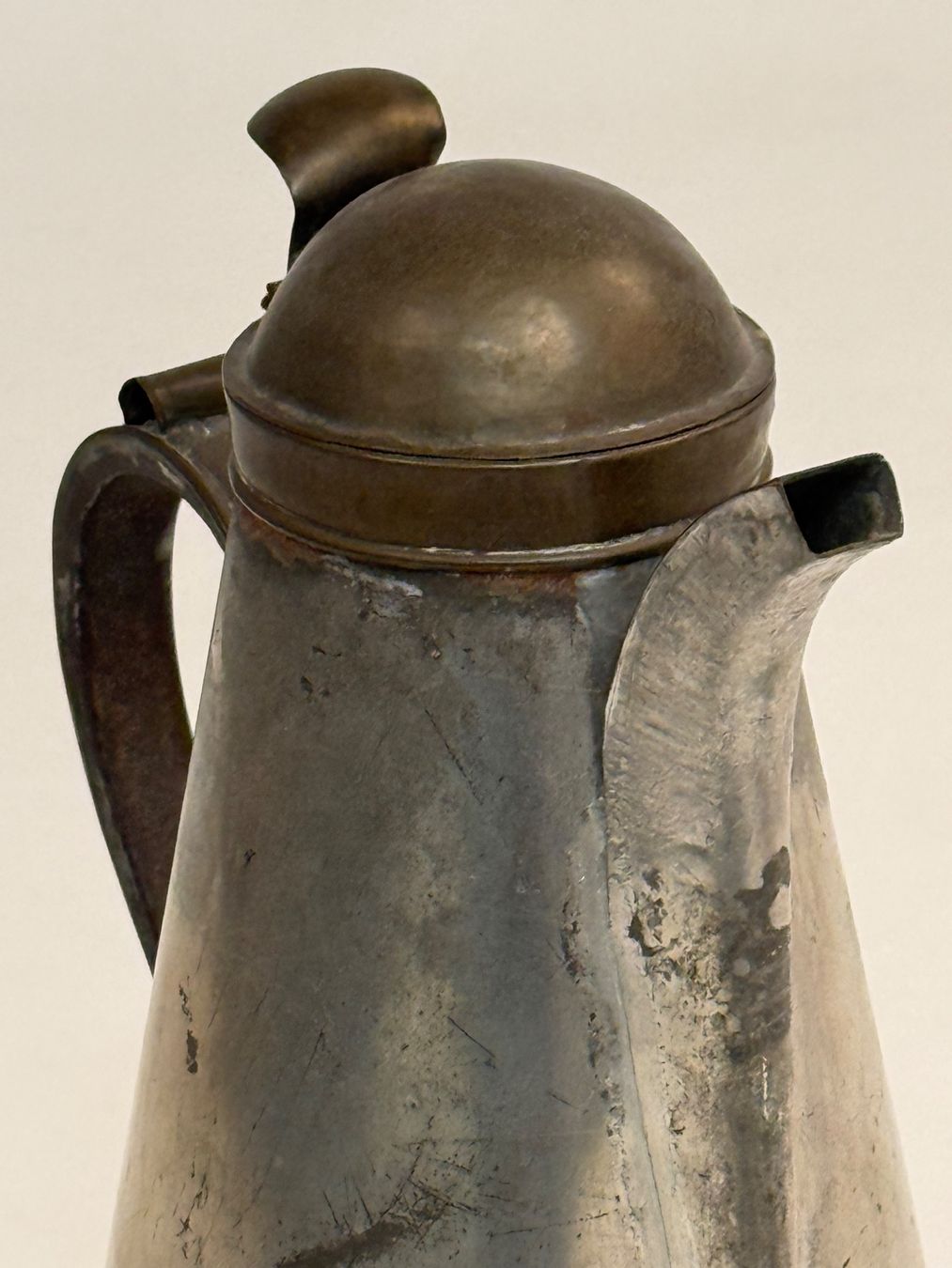 Teekannen: Jugendstil Kanne Kupfer Metall Design – Gebraucht aus Itingen von uhu777 3