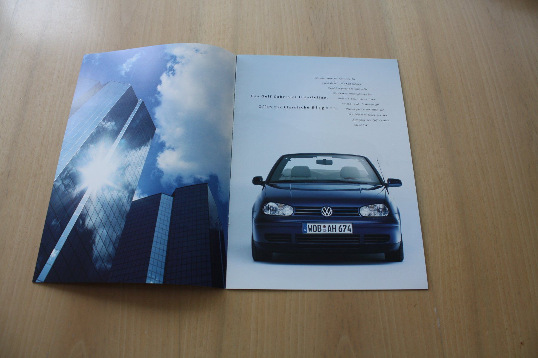 VW Documenti: VW Golf Cabriolet Classicline Prospekt 5/1999 – Usato da Wikon venduto da erwin400 1