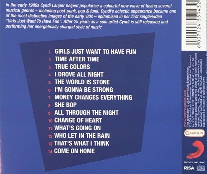CD: Cyndi Lauper - Time after time – Usato da Grüningen venduto da azulverde 1
