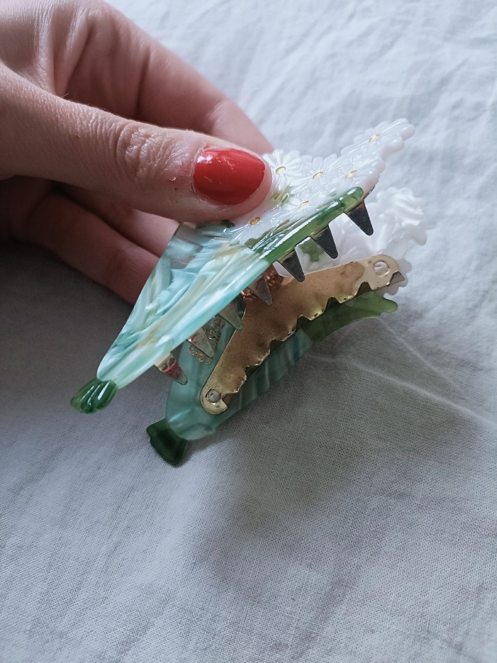Accessori per capelli: clip per capelli a forma di bouquet – Usato da Basel venduto da Cinzia_B 1