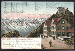 Säntis, Hotel und meteorologische Stati