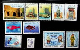 AFRIQUE MAROC TIMBRES NEUFS** 1999-2004. COTE 15.30 / S22
