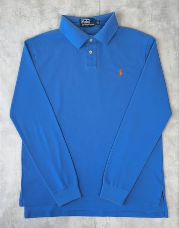 Polo Ralph Lauren Manches Longues Bleu - Size XL #66
