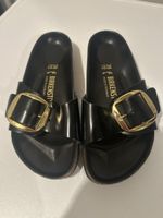 Birkenstock Madrid Big Buckle Sandalen schwarz Grösse 38