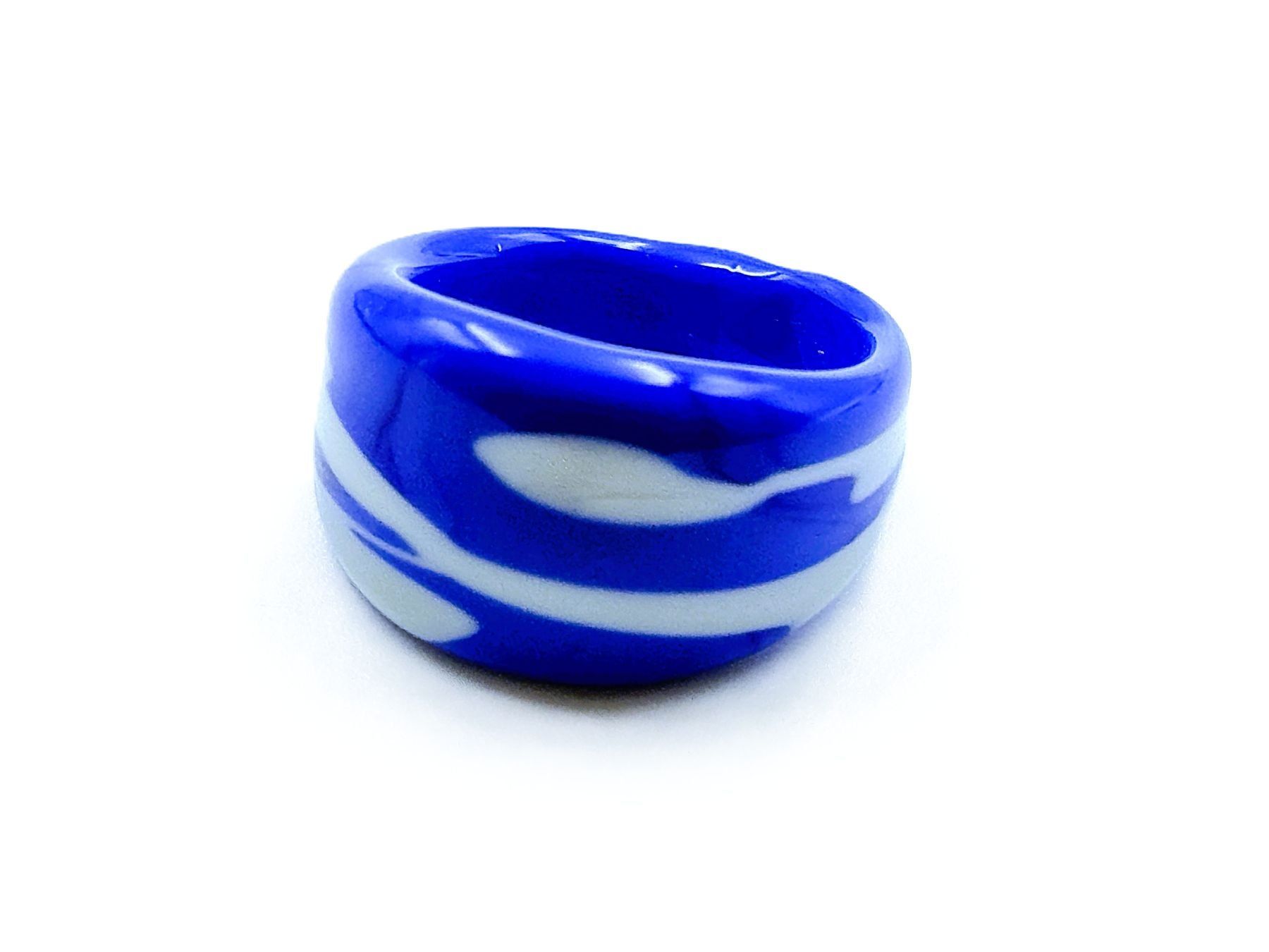 Murano Anelli: Ring Murano Glas G 52 Breite 13mm – Nuovo e nell'imballaggio originale da Oberkulm venduto da Murano-Schmuck 3
