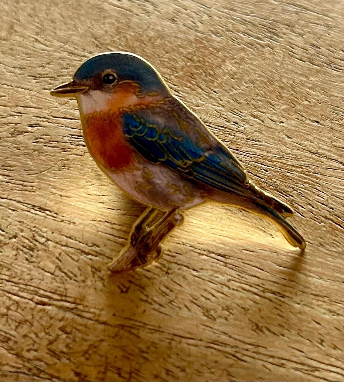 Placchette & Badge: Pin Vogel – Nuovo e nell'imballaggio originale da Geneve venduto da vane267
