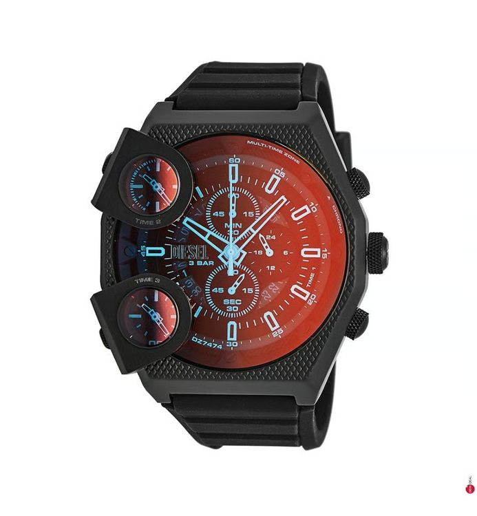 Diesel Orologi: Diesel Armbanduhr Sideshow "Schwarz" (FABRIKNEU) – Nuovo e nell'imballaggio originale da Aeschi SO venduto da Bluemail 1