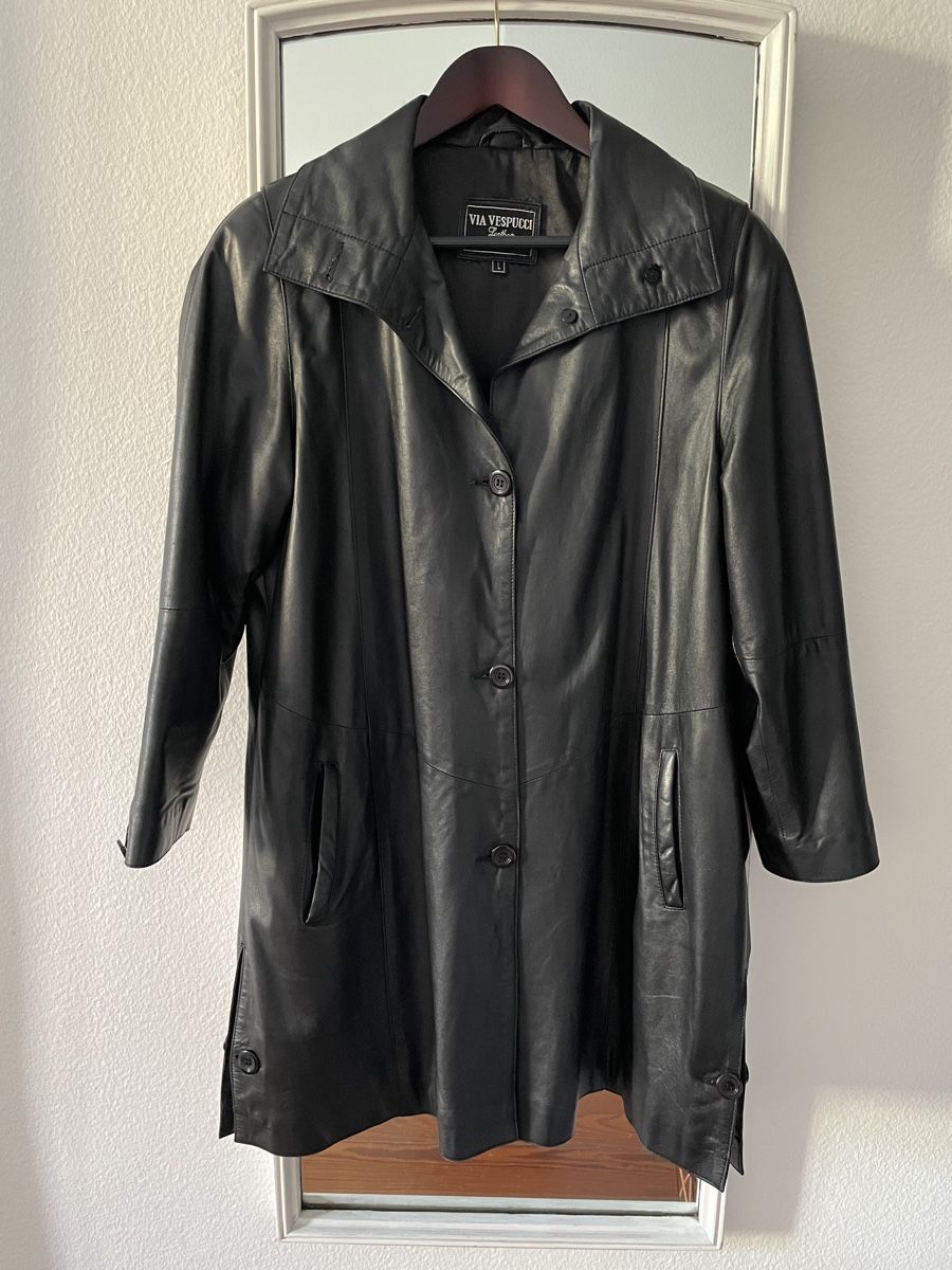 Giacche: Vintage Ledermantel/-jacke – Usato da Bern venduto da Corinn_na