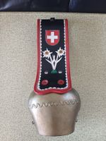 Kuhglocke E. Jenni Sattler Diegten mit Edelweiss