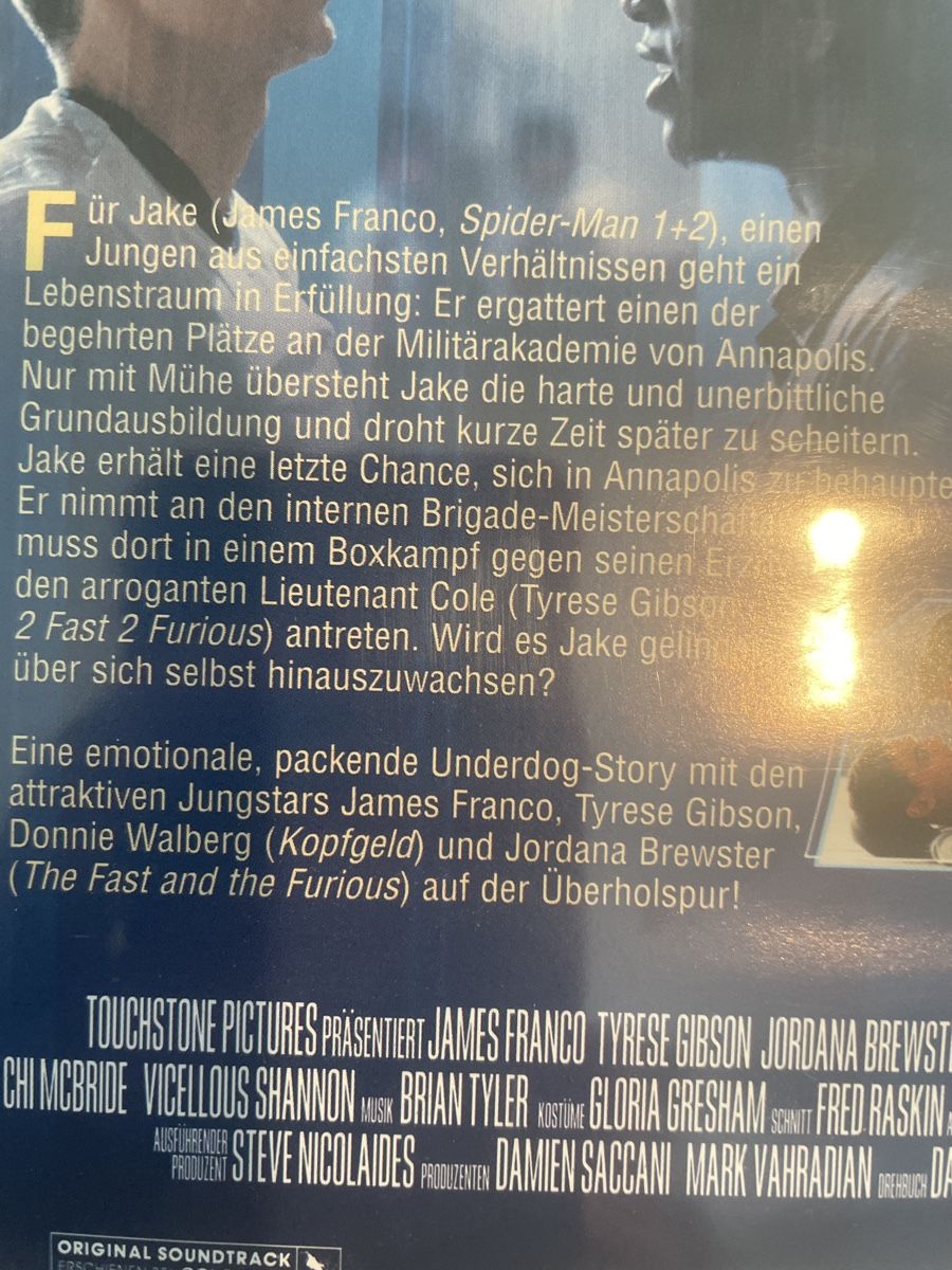 Tutti i DVDs: Annapolis, Boxen in der Army – Usato da Winterthur venduto da machmaschine 2
