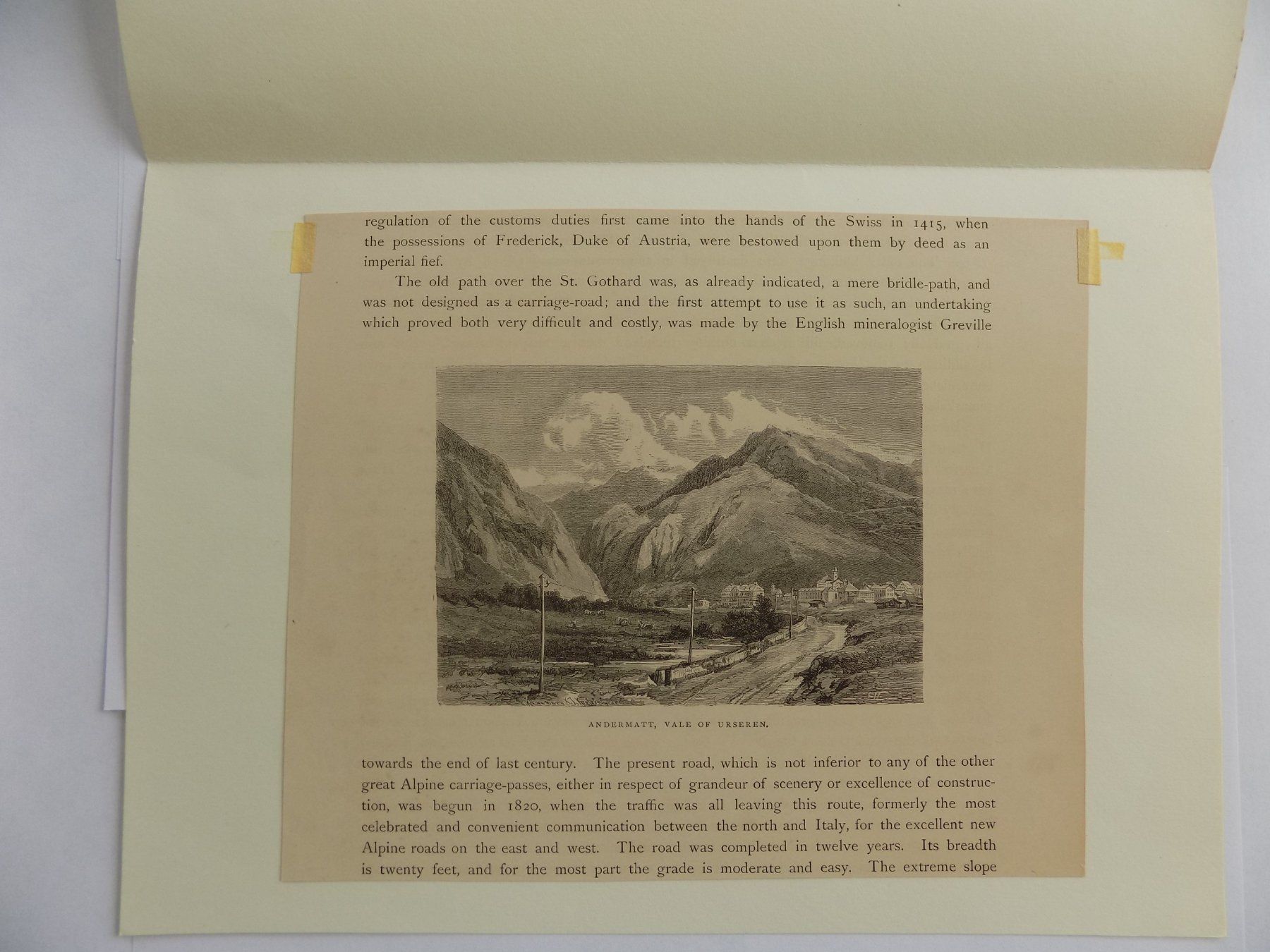 Incisioni: Andermatt Urserntal – Usato da Risch venduto da Rischli15 7