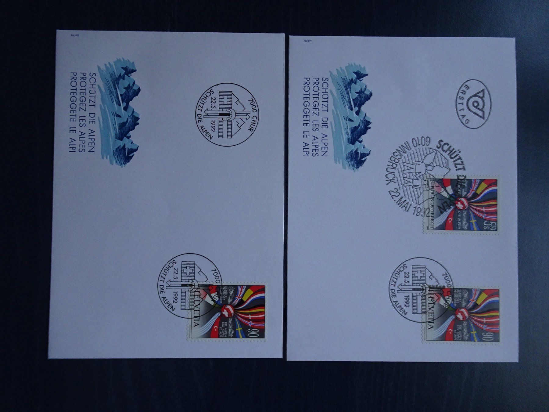 Tous les timbres: 1992 – Neuf (Voir description) à Aadorf par Chnorli-Furz
