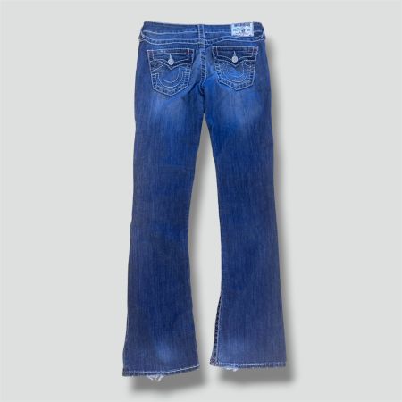 True Religion bootcut ripped vintage jeans hose retro 27