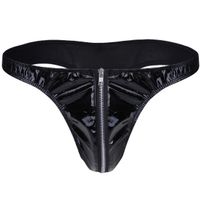 Sexy Tanga M in Künstleder Unterwear  mit ZIP