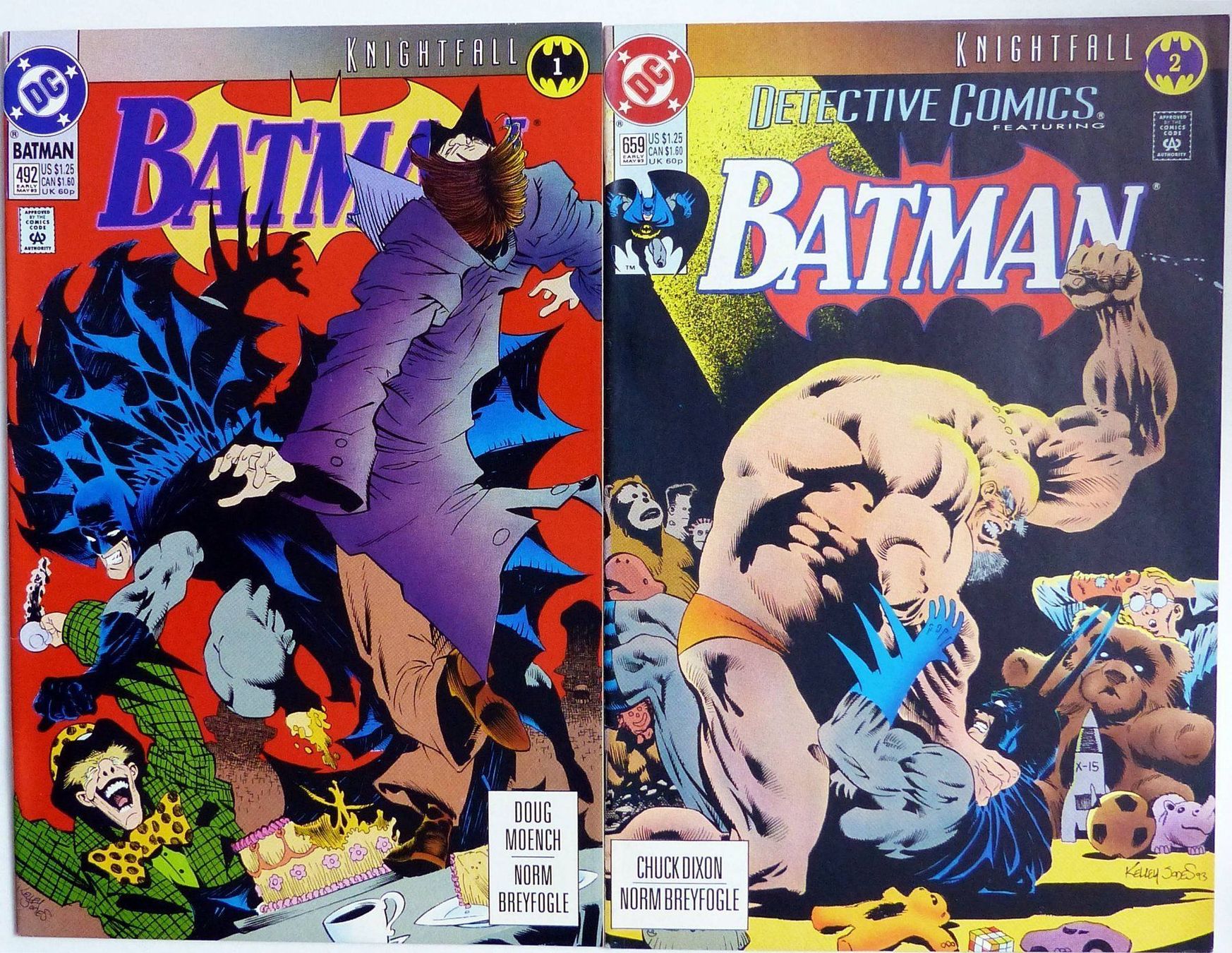 BD: BATMAN KNIGHTFALL COMPLETE 19 PART NEW COMICS TV SERIE 1993 – D'occasion à Lugano par YouWantUS 2