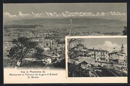 Evilard, Vie et Panorama du Restaurant d