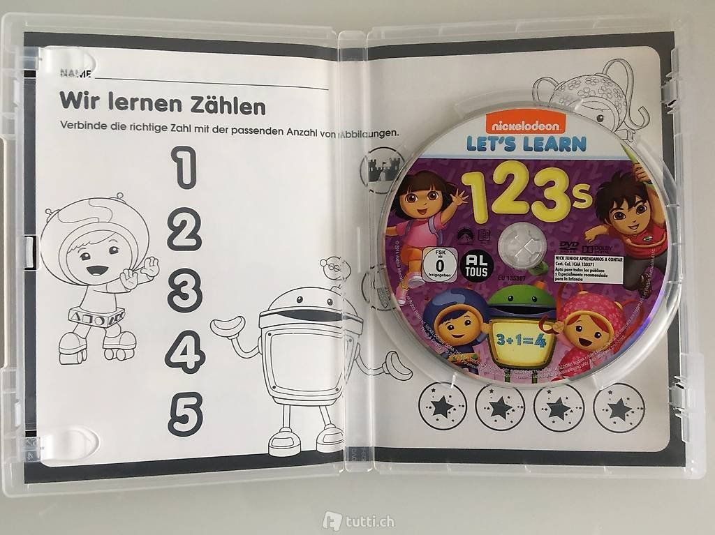 Tutti i DVDs: Wir lernen zählen - 1x DVD – Usato da Sursee venduto da k12g223 2