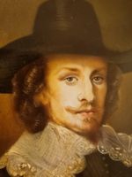 Antikes Ölporträt „Ritratto d’Uomo –nach Rembrandt“, um 1900