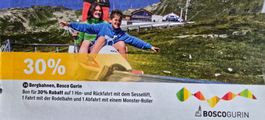 Bon 30% Rabatt Bergbahn Bosco Gurin bis 31.8.2026