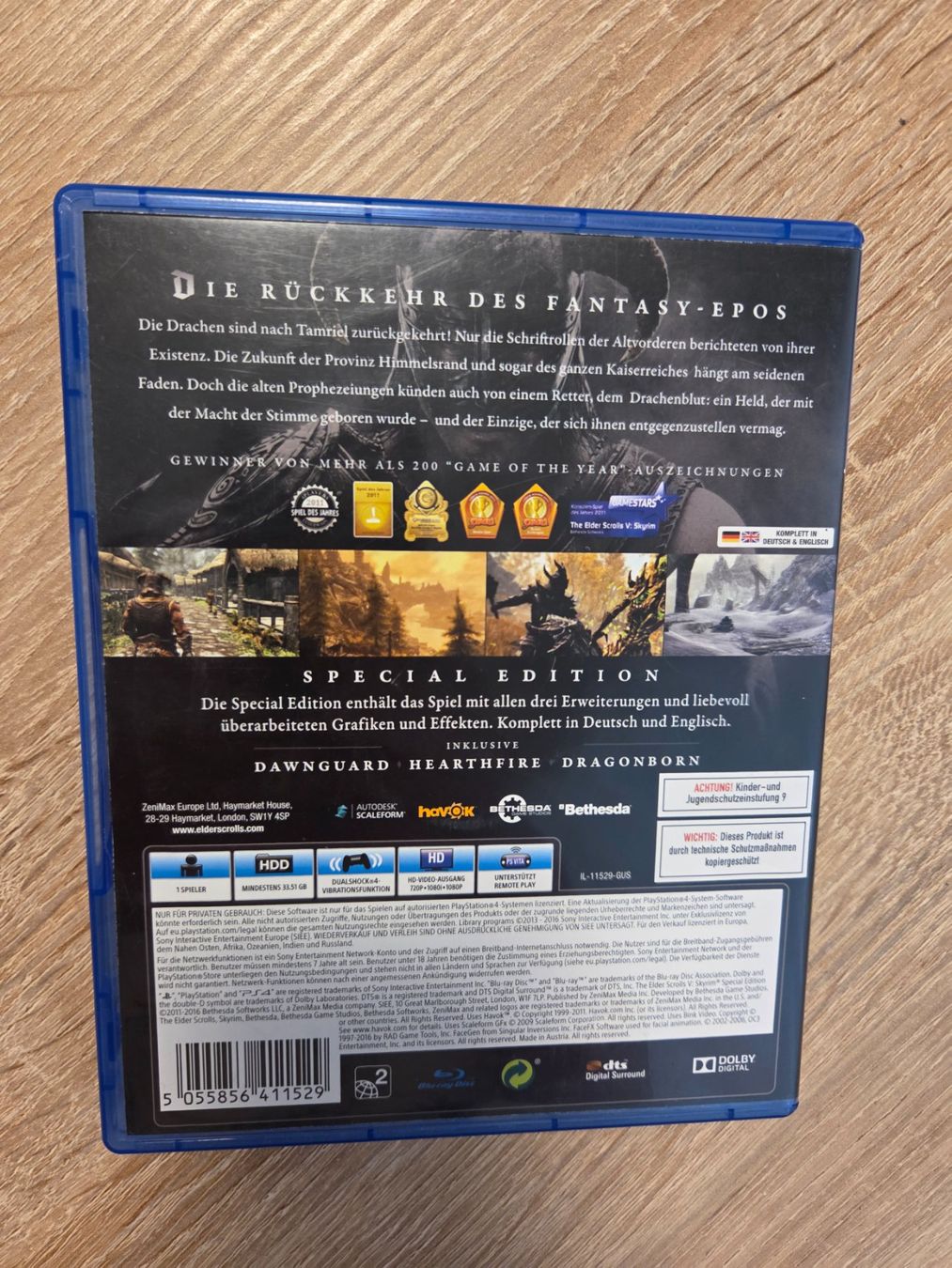 Spiele: The Elder Scrolls V Skyrim Special Edition PS4 – Gebraucht aus Oftringen von Black_Nymeria 1