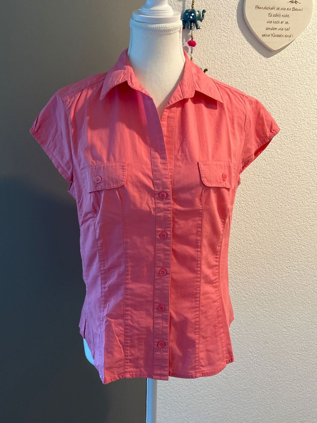 Camicette: Kurzarm Bluse Damen pink – Usato da Brunnen venduto da Nala2929