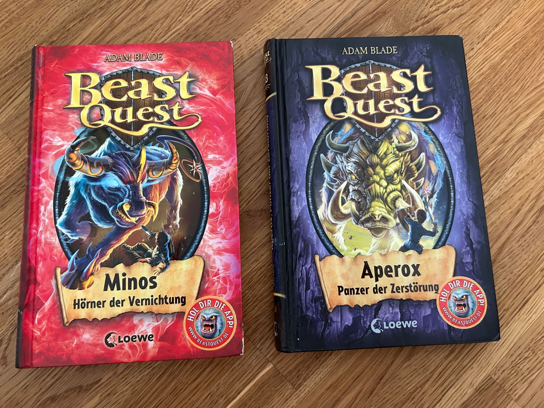 Libri: Buch Beast Quest - "Minox" und "Aperox" – Usato da Küsnacht ZH venduto da filo_fila8700