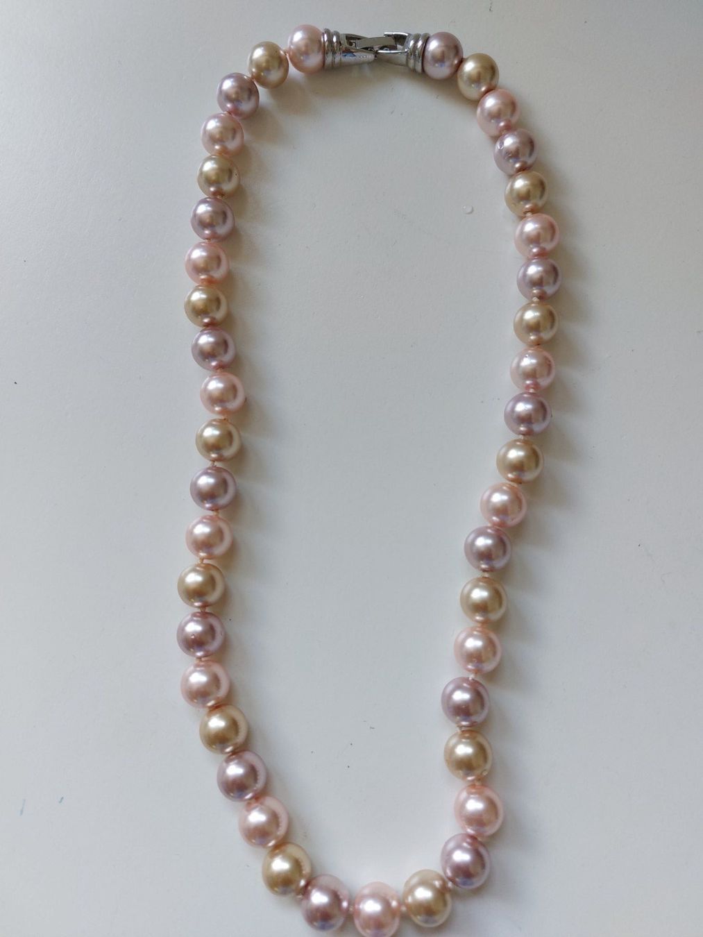 Perle (finte): 1x Halskette aus Muschelkernperlen – Usato da Horgen venduto da zur_jq85 4